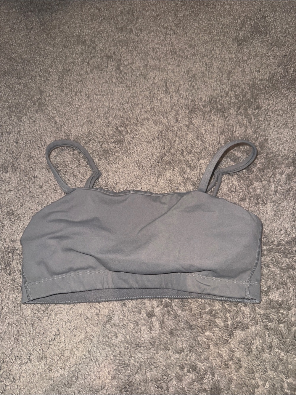 Women's Grey Bralette Top - Comfortable Everyday Support